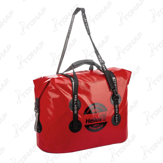 Гермосумка 80л (ПВХ, красный/черный) (HS-GS-80-RB) Helios