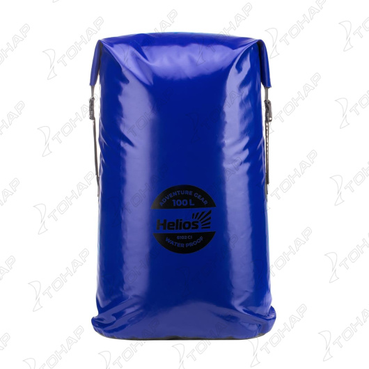 Герморюкзак 100 л (ПВХ, синий/черный) (HS-GR-100-BB) Helios