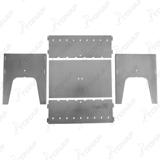 Мангал разборный 2мм, 490x310x370мм, сумка (T-M01-2-S) Helios (произ-во Тонар)