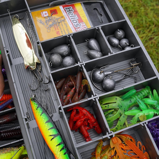 Ящик для снастей Tackle Box трехполочный оранжевый (N-TB-3-O) NISUS