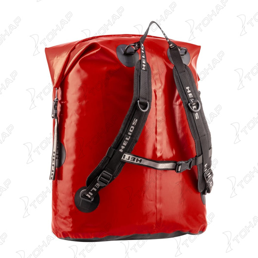 Герморюкзак 80 л (ПВХ, красный/черный) (HS-GR-80-RB) Helios