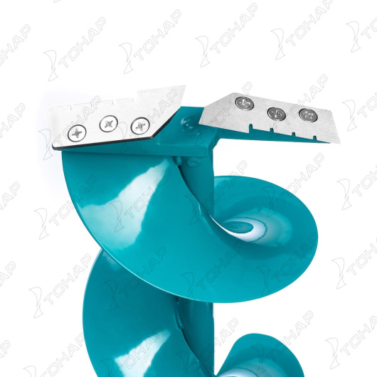 Ледобур ЛР-180Д левое вращение, цельнотянутый шнек (LK-180LD) Тонар