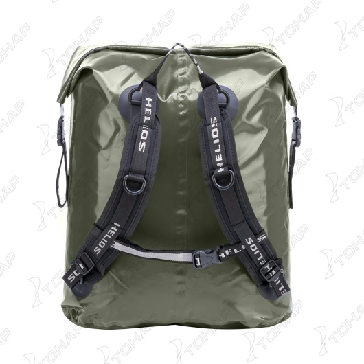 Герморюкзак 60 л (ПВХ, хаки/черный) (HS-GR-60-HB) Helios