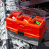 Ящик для снастей Tackle Box трехполочный оранжевый (N-TB-3-O) NISUS