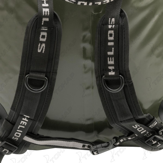 Герморюкзак 60 л (ПВХ, хаки/черный) (HS-GR-60-HB) Helios