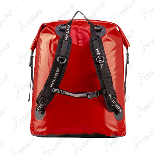 Герморюкзак 80 л (ПВХ, красный/черный) (HS-GR-80-RB) Helios