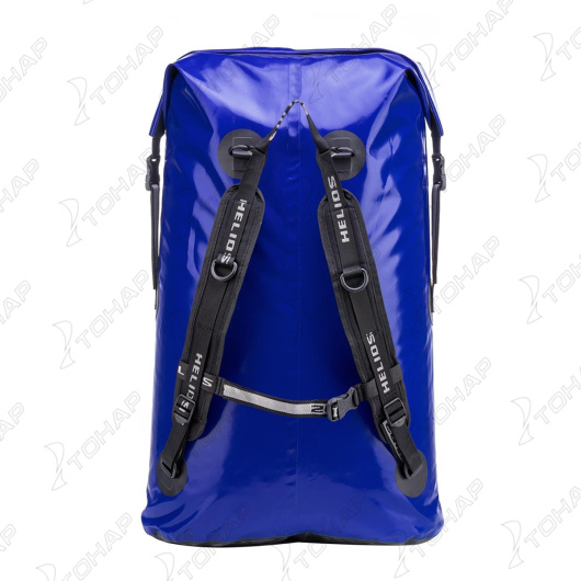 Герморюкзак 100 л (ПВХ, синий/черный) (HS-GR-100-BB) Helios