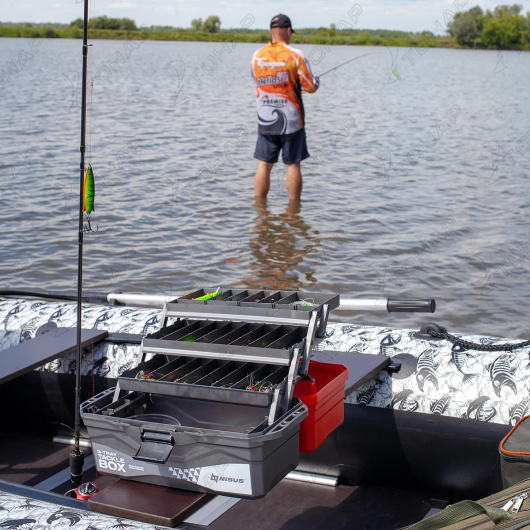 Ящик для снастей Tackle Box трехполочный оранжевый (N-TB-3-O) NISUS